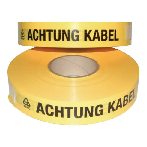 Leitungswarnband-Achtung Kabel Stromleitung Leitungswarnband-Achtung Kabel Stromleitung
