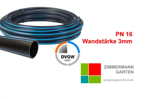 25m PEHD Leitung 32mm PN16 Trinkwasser geeignet 25m PEHD Leitung 32mm PN16 Trinkwasser geeignet