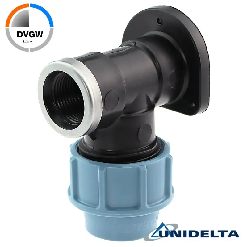Klemm-Muffe für PE Rohr 25 Klemm-Muffe für PE Rohr 25
Hahnstück ¾"IGx25mm
mit Platte